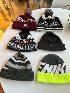 Bundle of winter hats